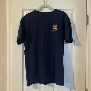 Blue Vans Mickey and castle T-shirt